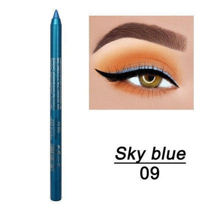 🔥Long‑Lasting Waterproof Eyeliner Pencil – 13 Vibrant Shades