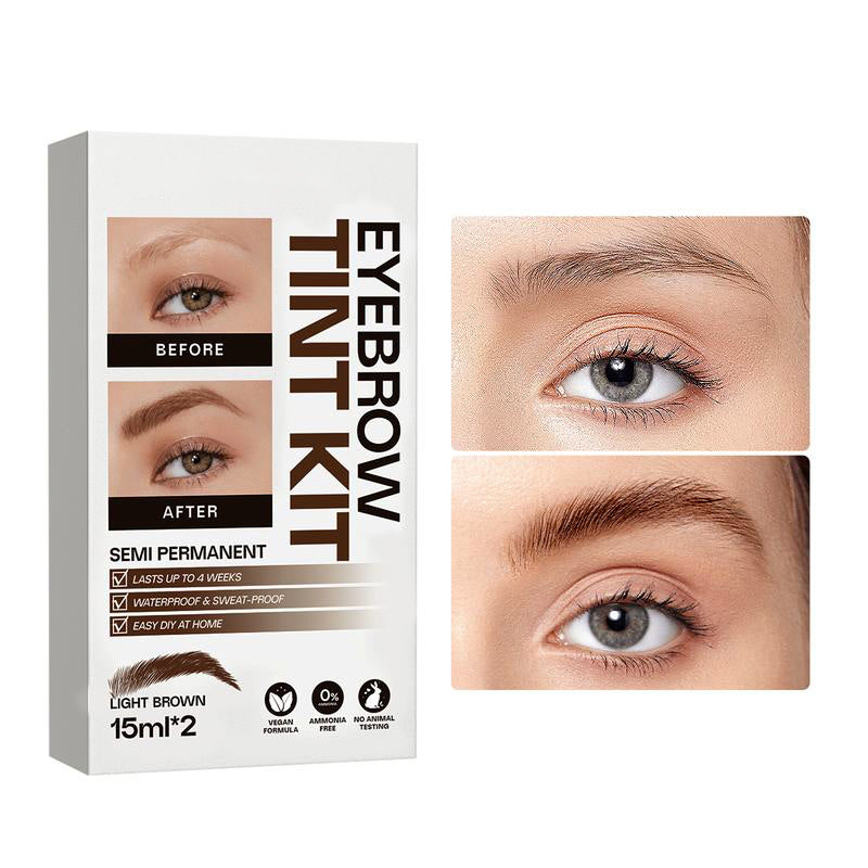 Eyebrow Tint Kit,Long-lasting Waterproof Sweat-proof