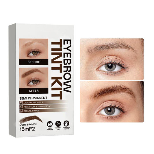 Eyebrow Tint Kit,Long-lasting Waterproof Sweat-proof