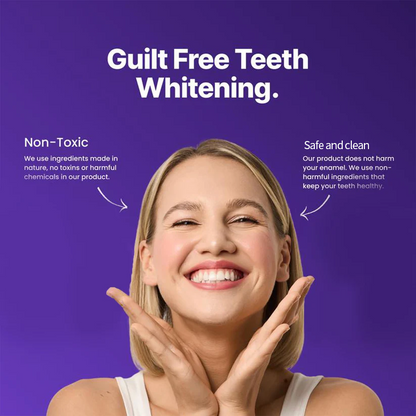 ✨Limited-Time 70% OFF Sale💜Purple Teeth Whitening Strips - Safe for Enamel