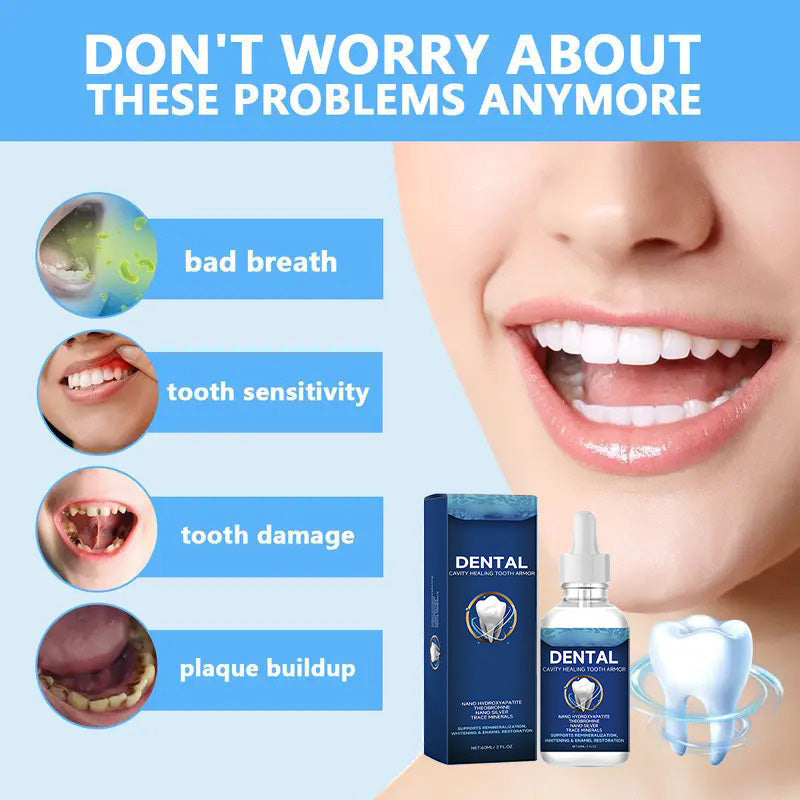 SkolayVita™ Fluoride-Free Hydroxyapatite Tooth Armor Drops & Enamel Repair, Whitening & Fresh Breath