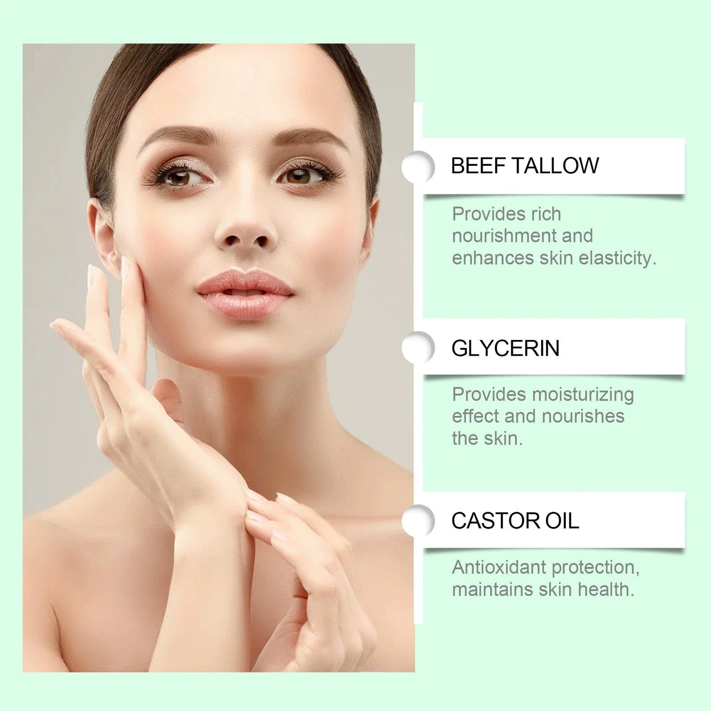 🌿 Bio-Talgbalsam mit Rizinusöl und Weihrauch für natürliche Hautpflege und Feuchtigkeitsversorgung ✨