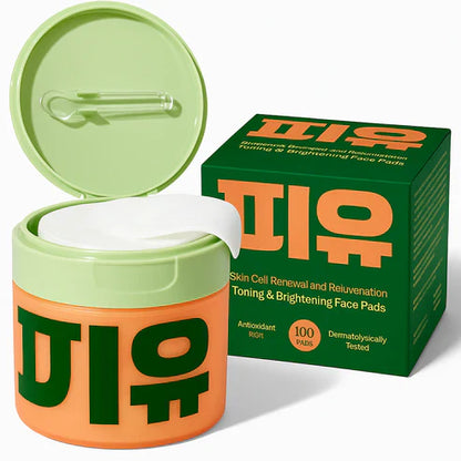 🇰🇷Korean Anti🇩🇪-Aging Toner Pads – Fades Dark Spots & Wrinkles Fast (100 Pads)