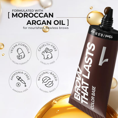 Eyebrow Tint Kit,Long-lasting Waterproof Sweat-proof