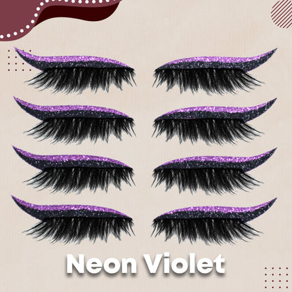 Wiederverwendbare Eyeliner und Wimpern zum Aufkleben